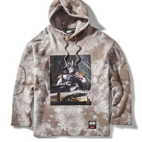 Sprayground Star Wars  MANDALORIAN HOODIE PULLOVER BROWN Size XL / NWT - Picture 1 of 8